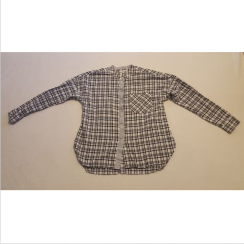 Madewell Collarless Messenger Shirt